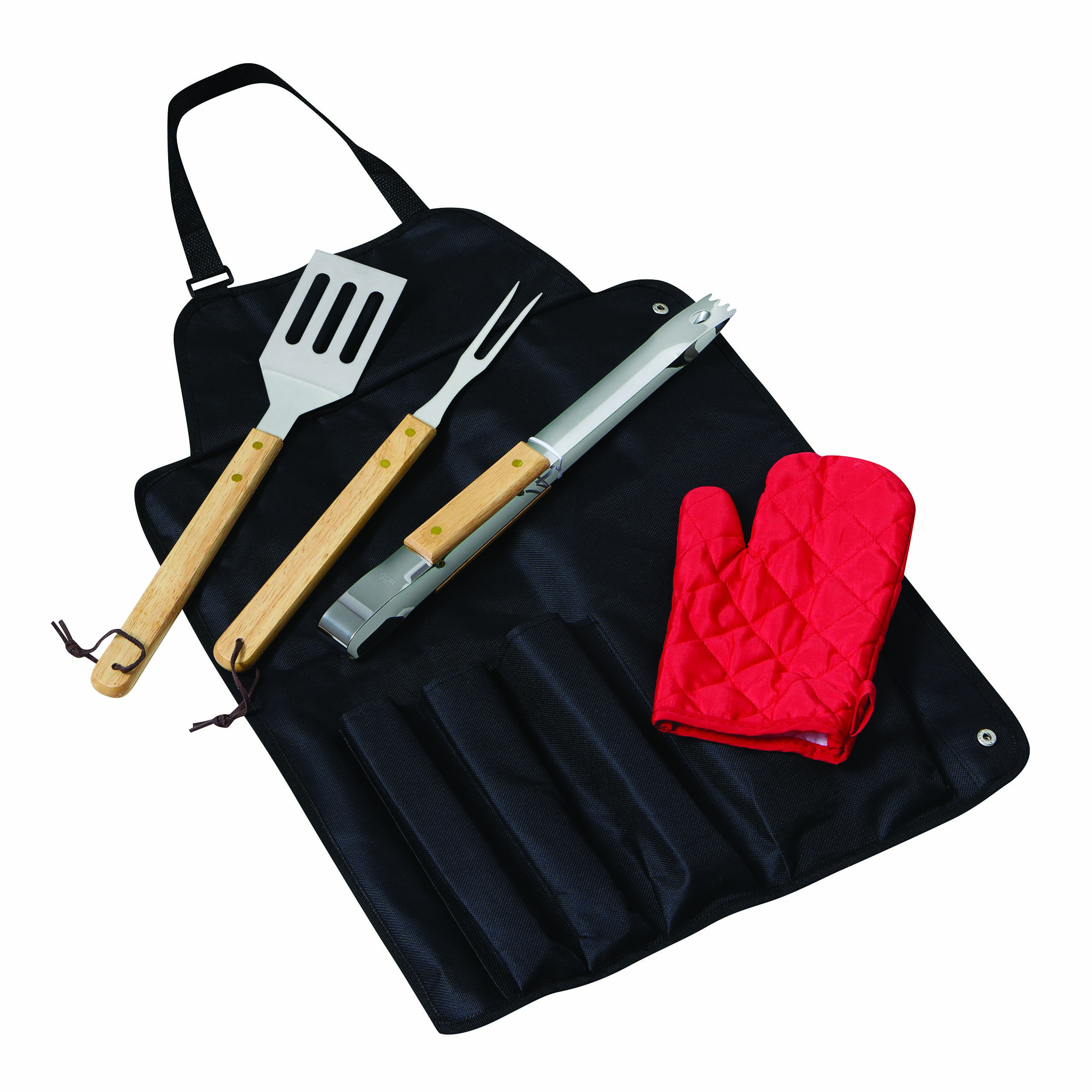 Grill-Schürze mit Grillbesteck GREAT BBQ 56-0604079