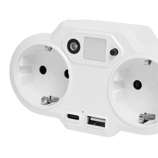 USB-Adapter-Stecker-Netzteil mit Nachtlicht ENDLESS POWER NIGHT