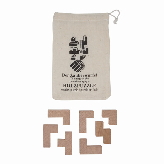 Holz-Puzzle CRAZY CUBE