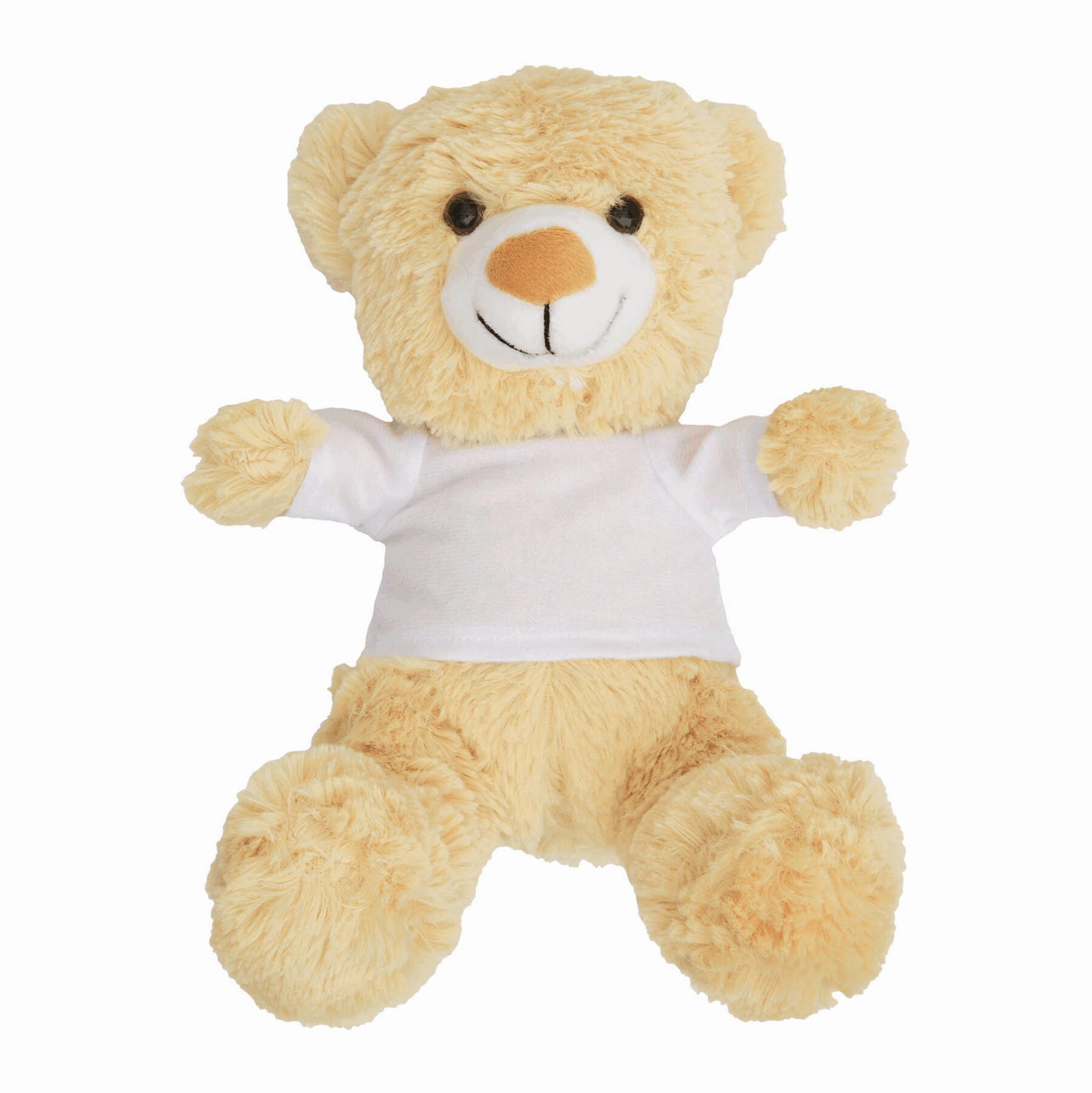 Plüsch-Bär ALEXANDER mit weißem T-Shirt (separat gepackt)