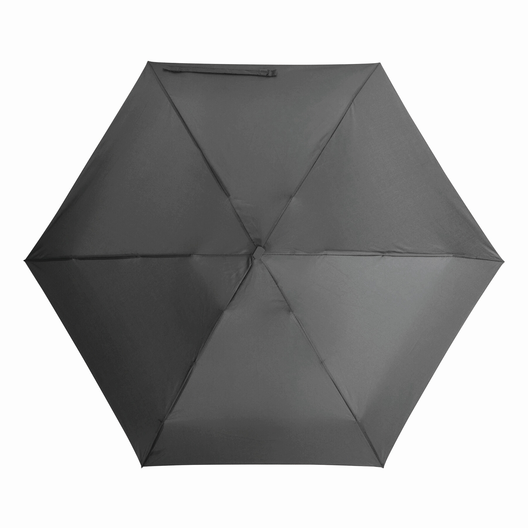 Aluminium-Mini-Taschenschirm POCKET, grau