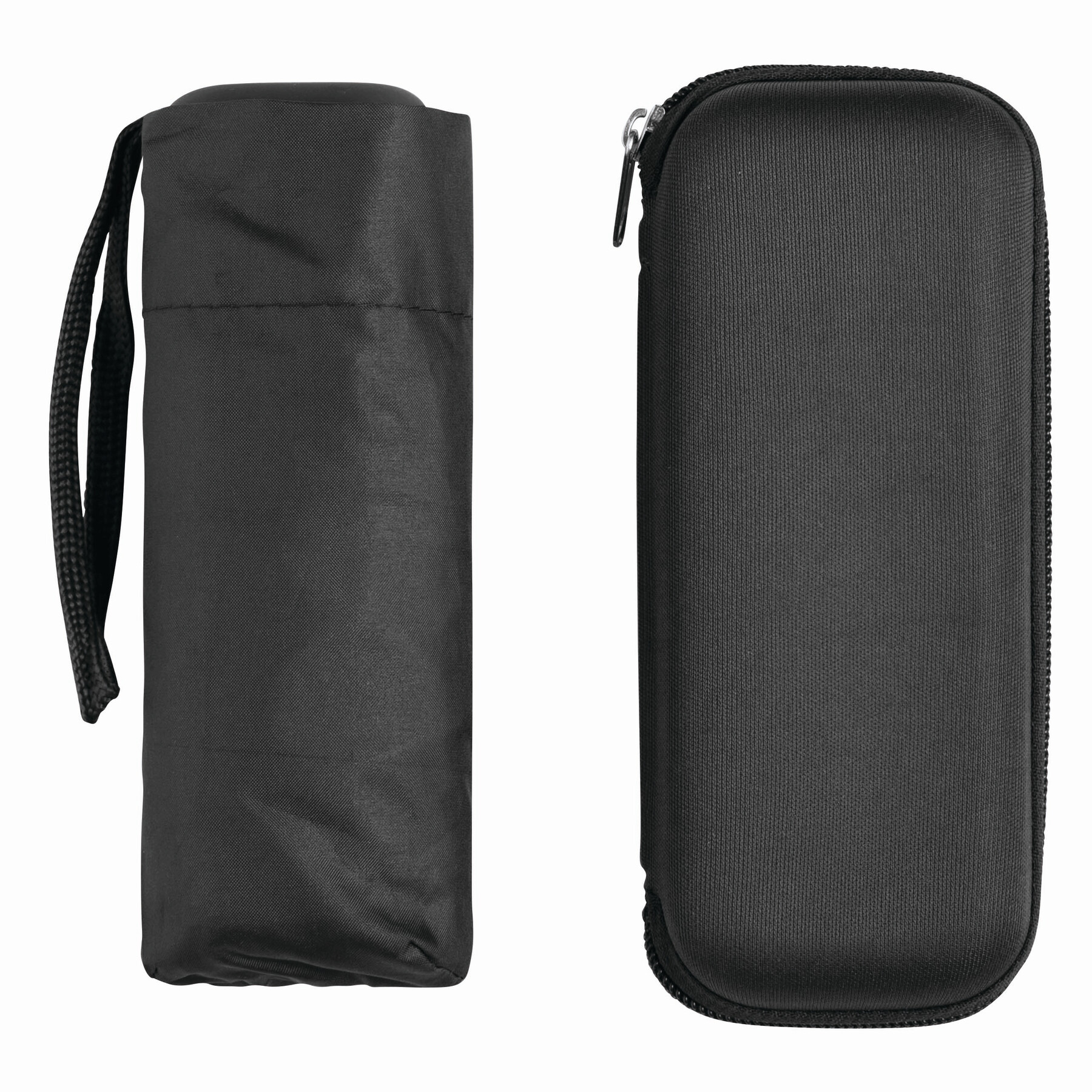 Aluminium-Mini-Taschenschirm POCKET, schwarz