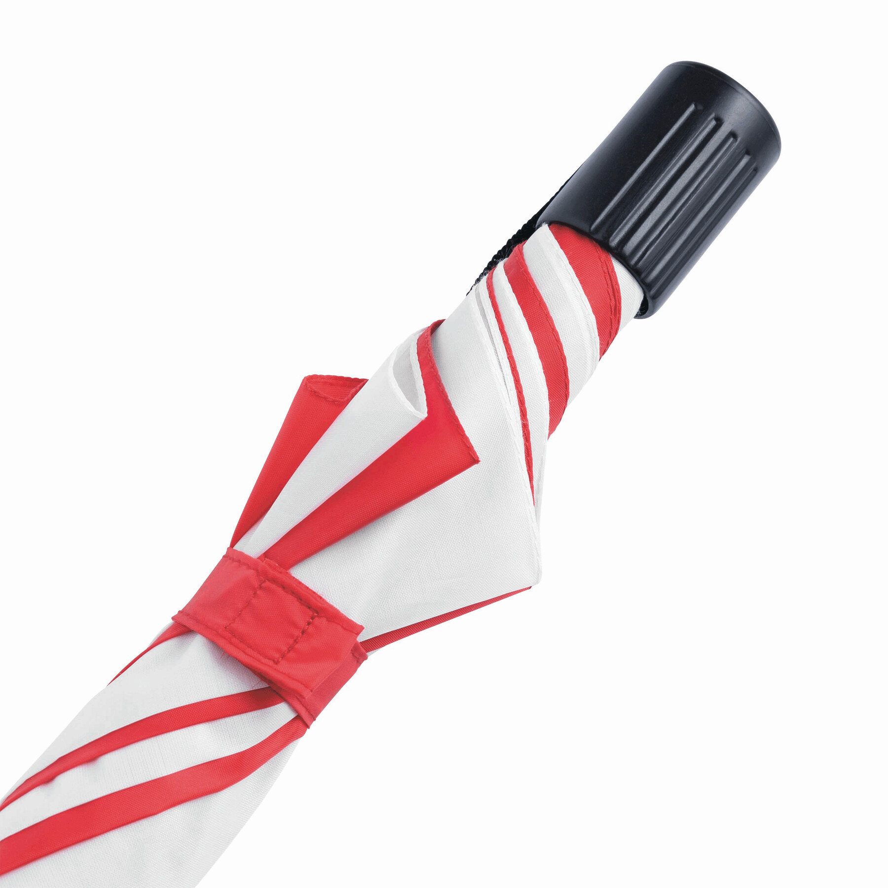 Taschenschirm REGULAR, rot, weiß