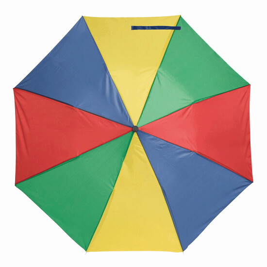 Taschenschirm REGULAR, blau, gelb, grün, rot