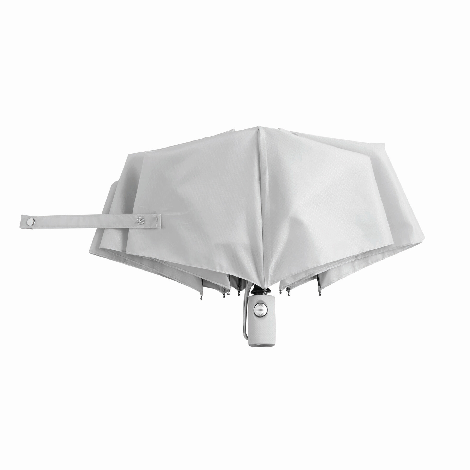 Vollautomatischer Windproof-Taschenschirm ORIANA, perlgrau