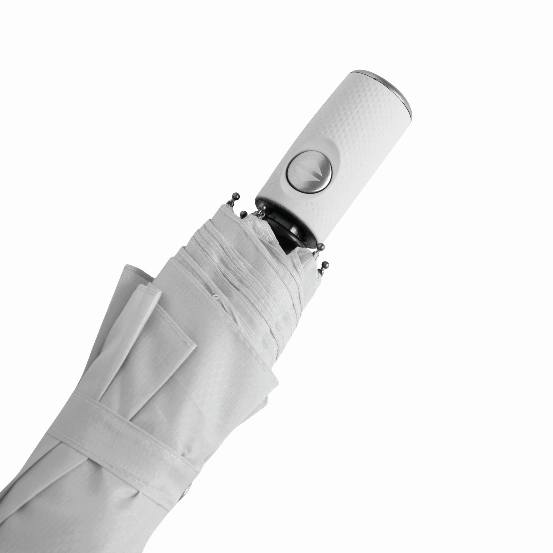 Vollautomatischer Windproof-Taschenschirm ORIANA, perlgrau