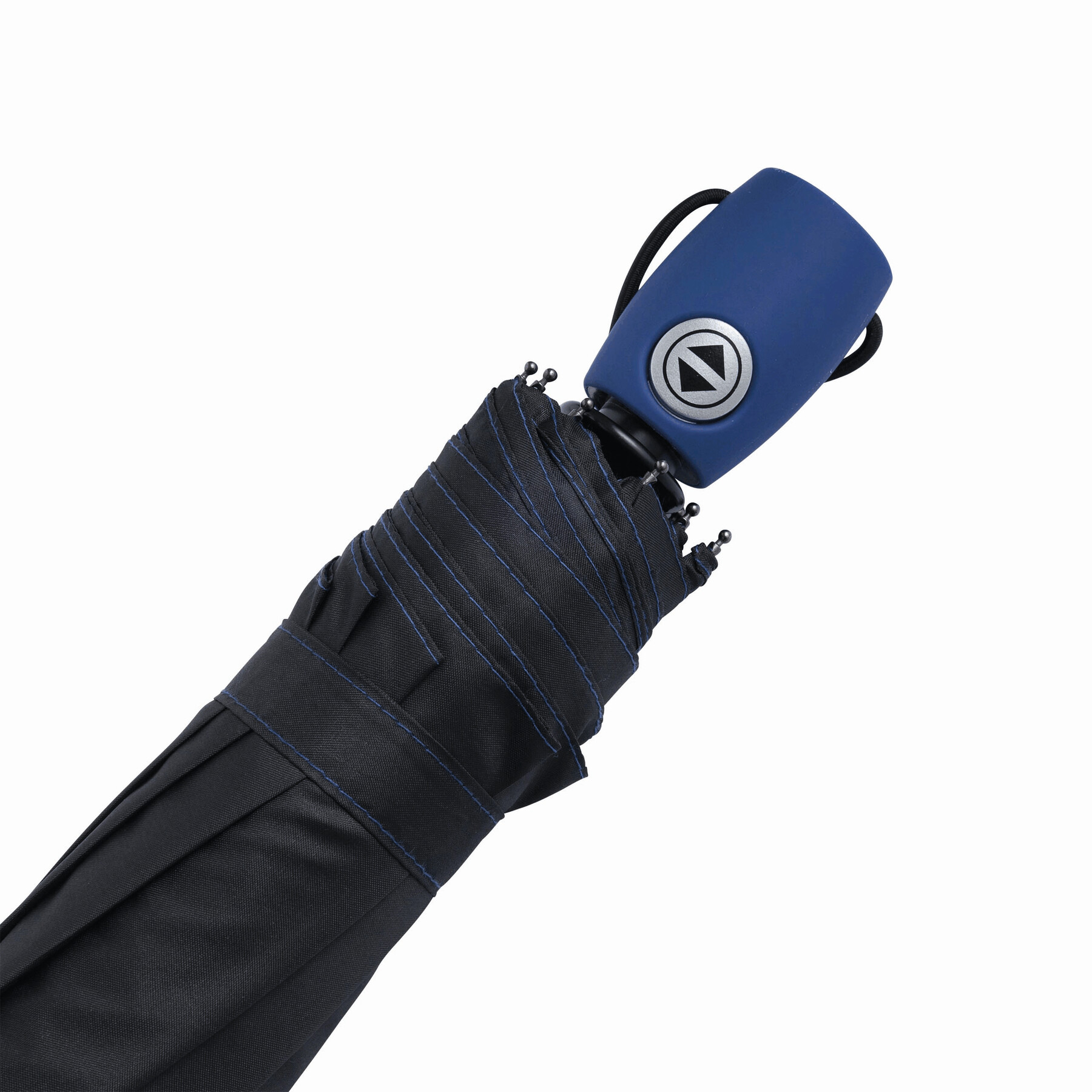 Vollautomatischer Windproof-Taschenschirm STREETLIFE, blau, schwarz