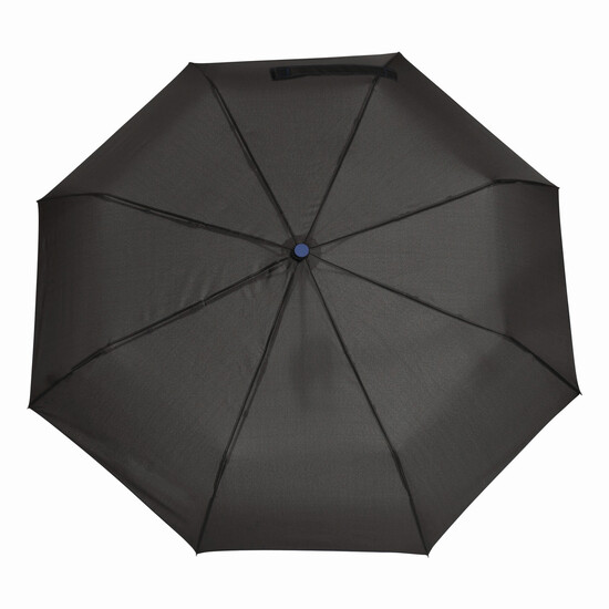 Vollautomatischer Windproof-Taschenschirm STREETLIFE, blau, schwarz