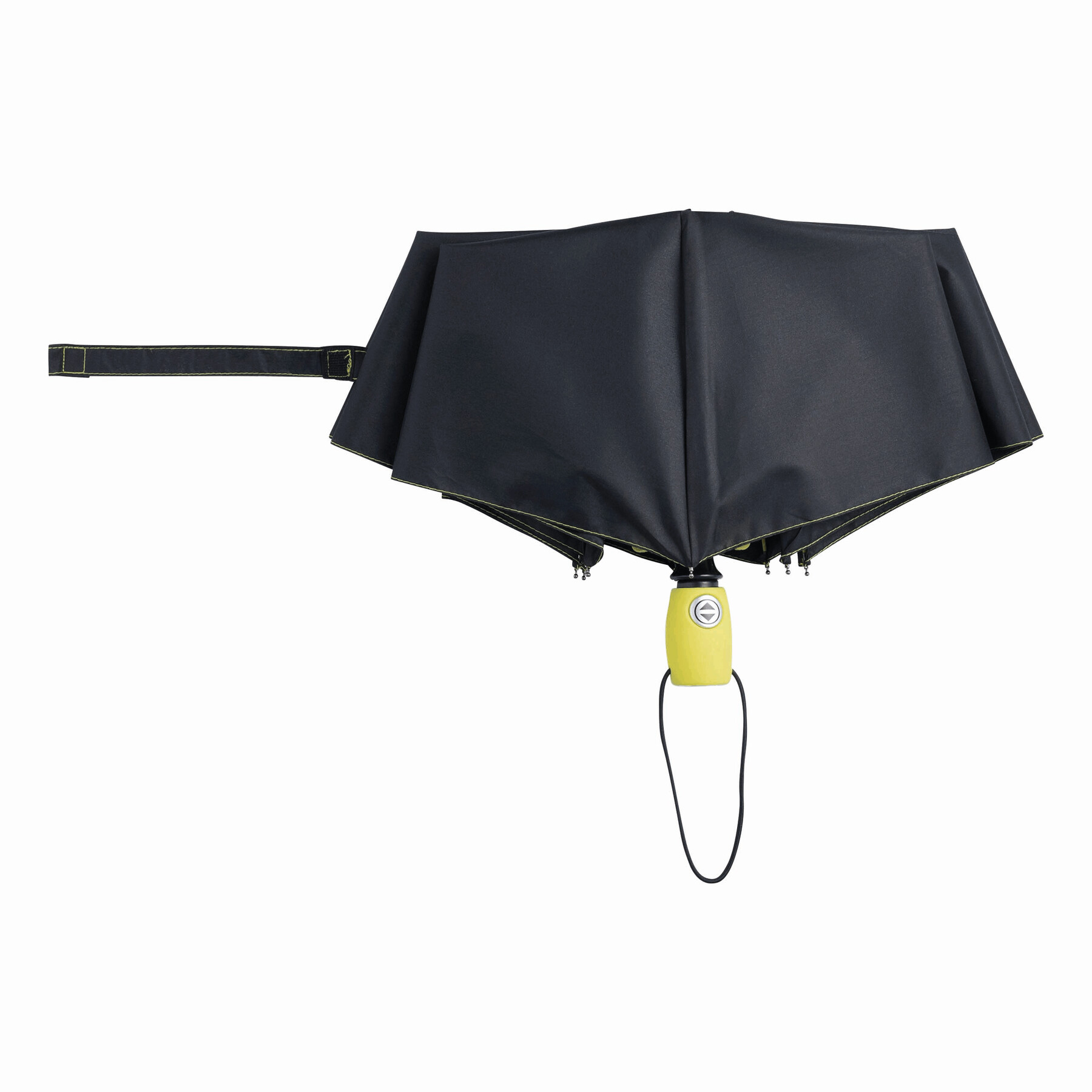 Vollautomatischer Windproof-Taschenschirm STREETLIFE, gelb, schwarz