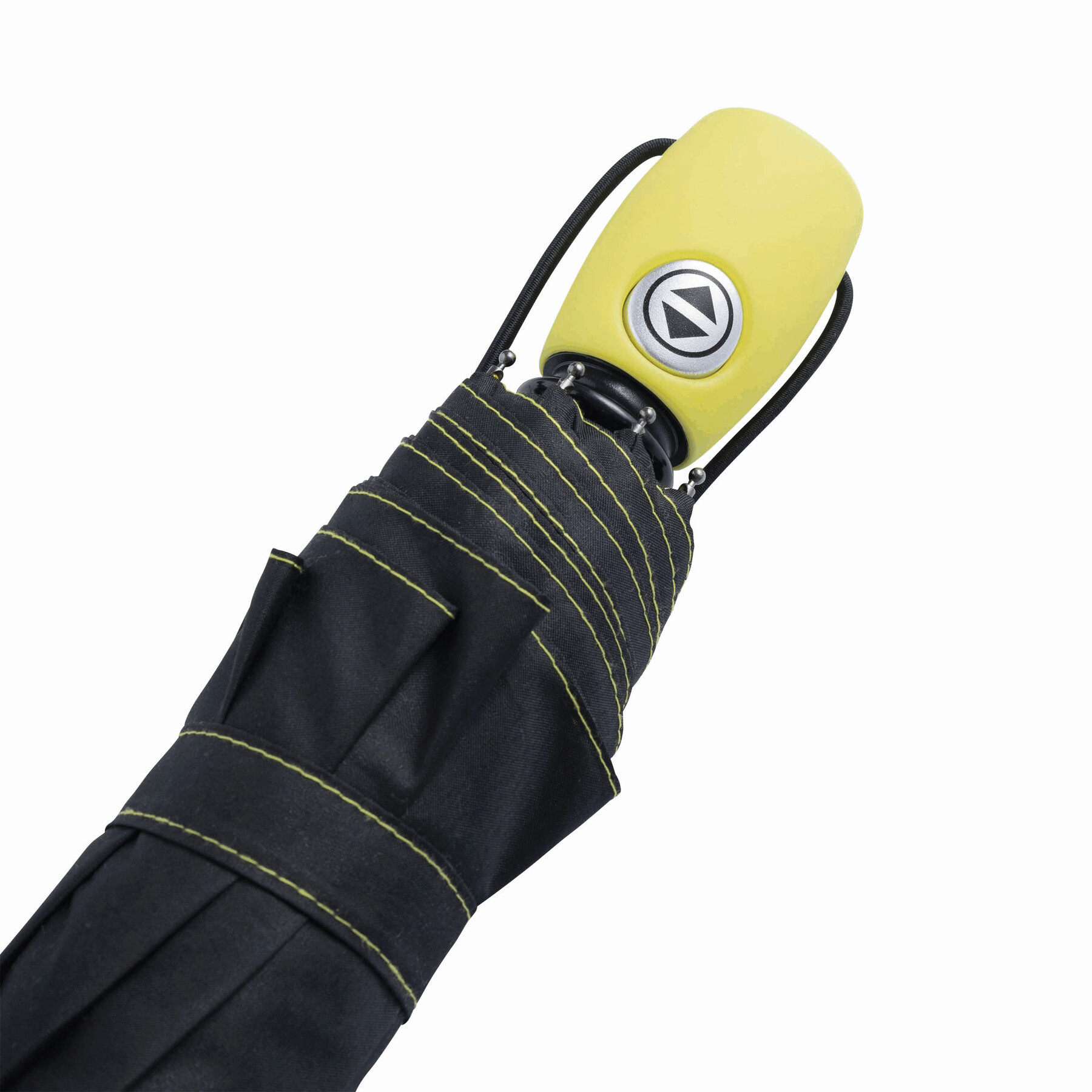 Vollautomatischer Windproof-Taschenschirm STREETLIFE, gelb, schwarz