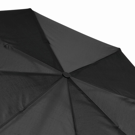 Vollautomatischer Windproof-Taschenschirm PLOPP, schwarz
