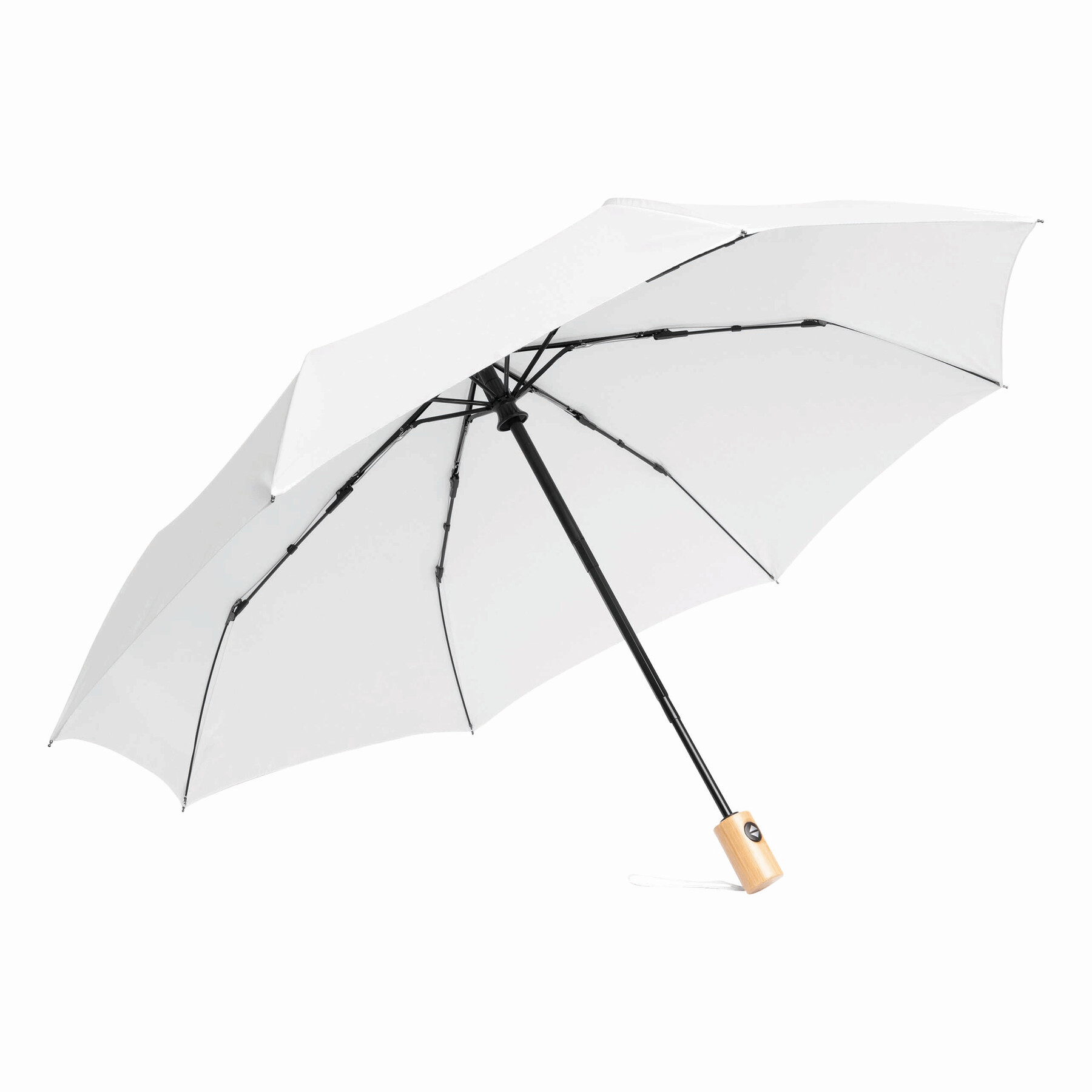 Vollautomatischer Windproof-Taschenschirm CALYPSO, weiß