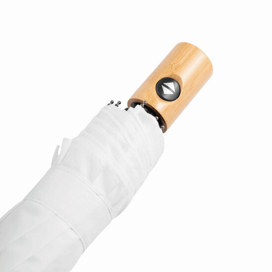 Vollautomatischer Windproof-Taschenschirm CALYPSO, weiß