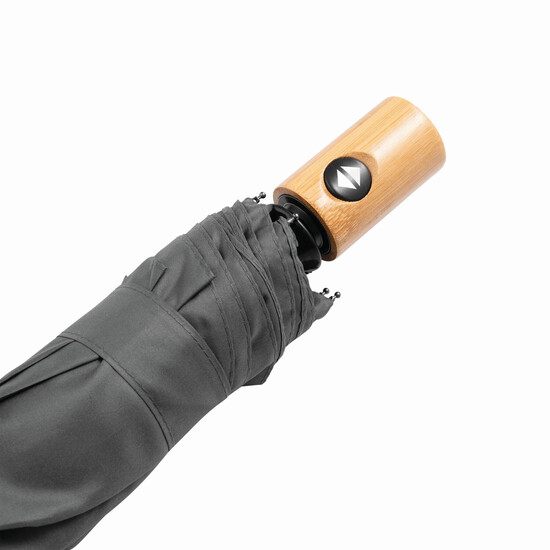 Vollautomatischer Windproof-Taschenschirm CALYPSO, grau