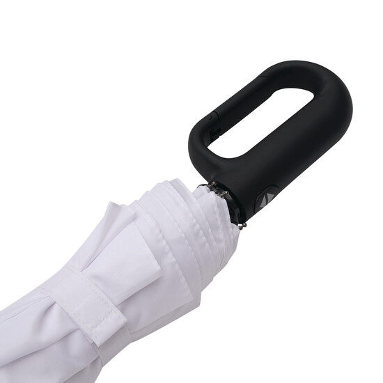 Vollautomatischer Windproof-Taschenschirm SCIROCCO, weiß