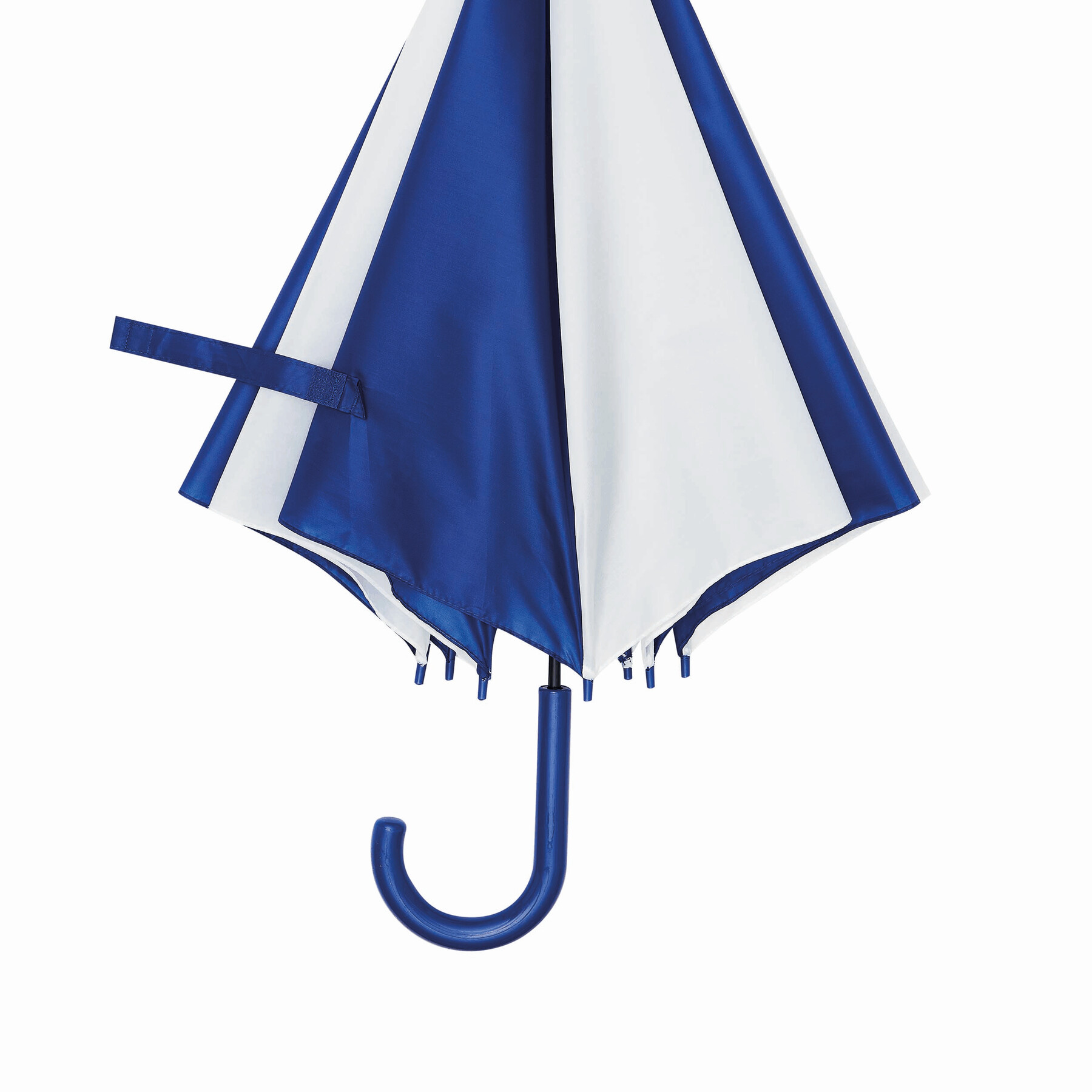 Automatischer Stockschirm DISCO, blau, weiß
