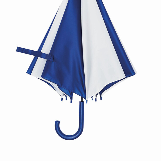 Automatischer Stockschirm DISCO, blau, weiß