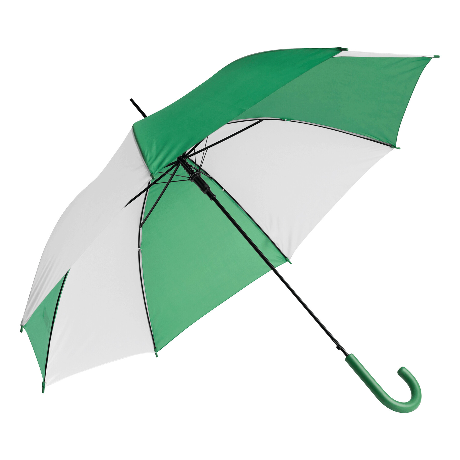 Automatischer Stockschirm DISCO, grün, weiß