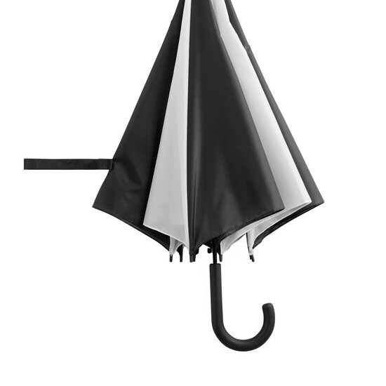 Automatischer Stockschirm DISCO, schwarz, weiß