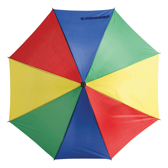 Automatischer Stockschirm DISCO, blau, gelb, grün, rot