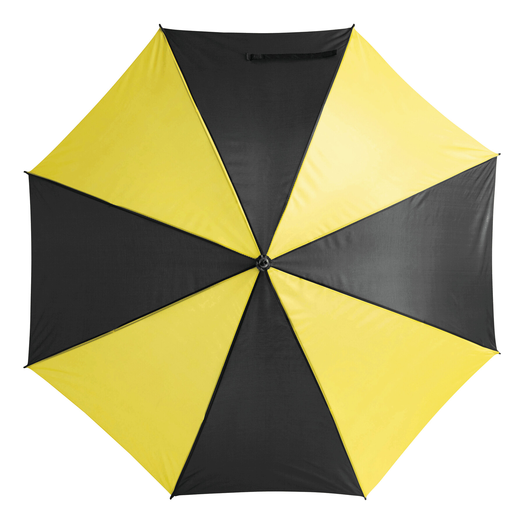 Automatischer Stockschirm DISCO, gelb, schwarz