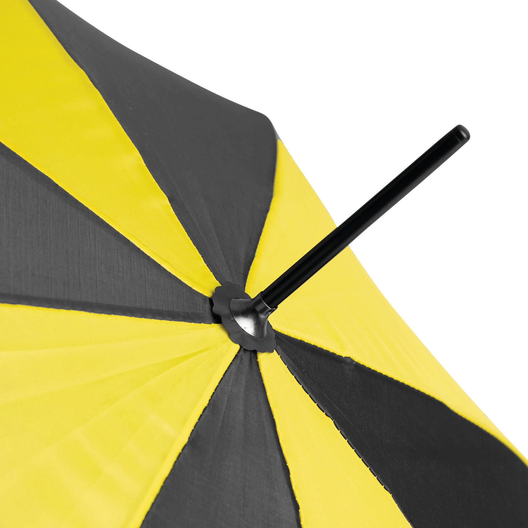 Automatischer Stockschirm DISCO, gelb, schwarz