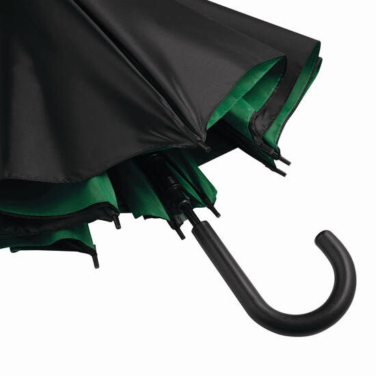 Automatik-Stockschirm DOUBLY, grün, schwarz