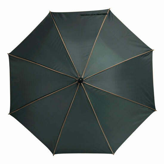 Automatik-Holzstockschirm WALTZ, beige, dunkelgrün