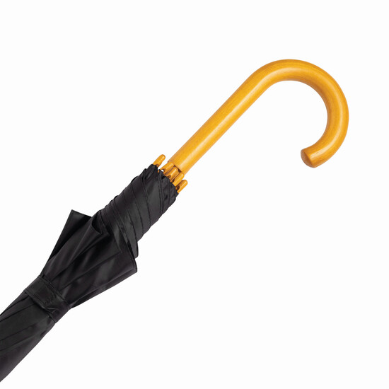 Automatik-Holzstockschirm TANGO, schwarz