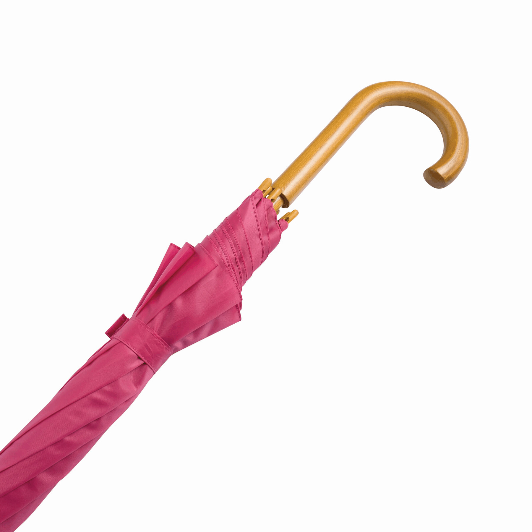 Automatik-Holzstockschirm TANGO, dunkelpink