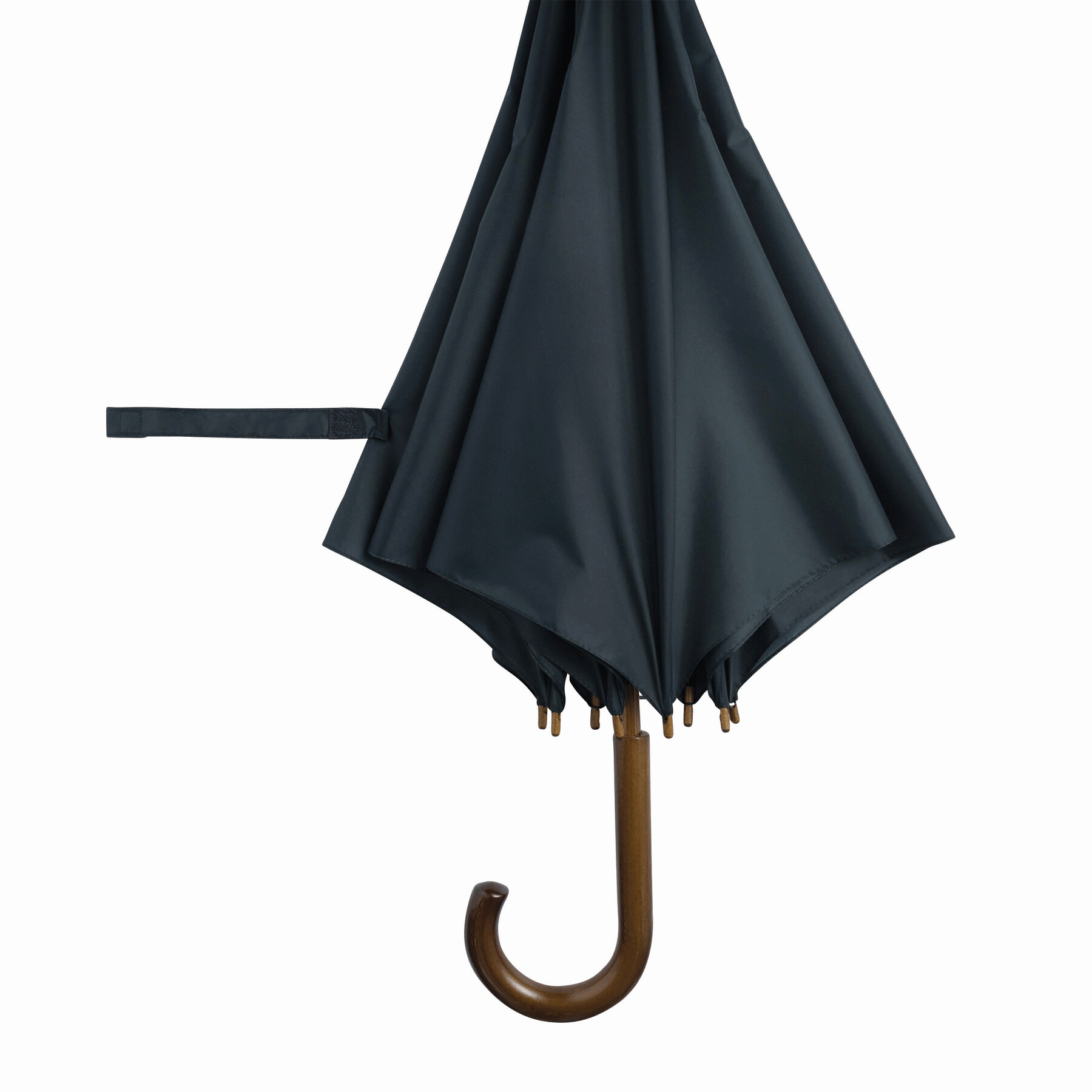 Automatik-Holzstockschirm BOOGIE, marineblau