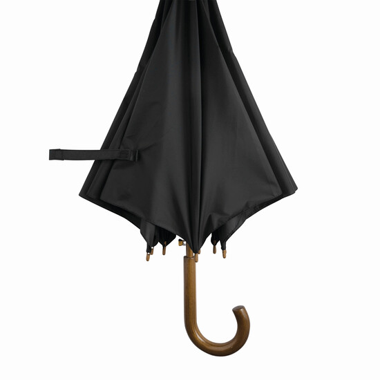 Automatik-Holzstockschirm BOOGIE, schwarz