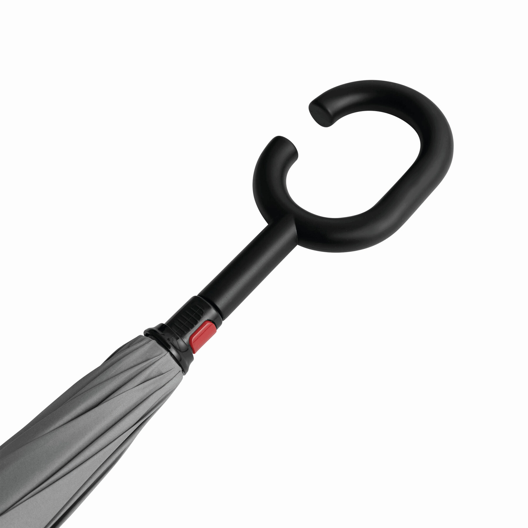 Stockschirm FLIPPED, hellgrau, schwarz
