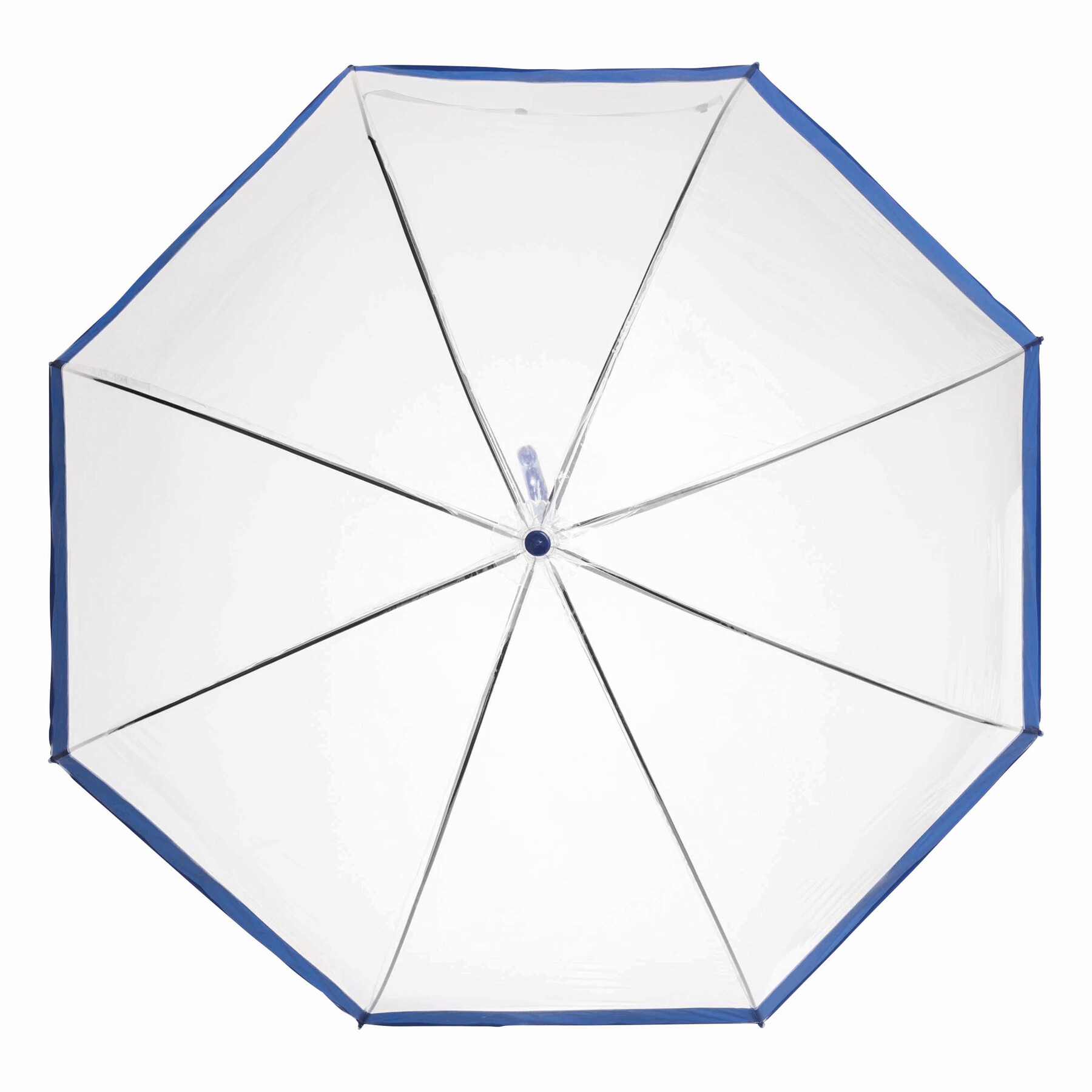 Glockenschirm HONEYMOON, blau, transparent