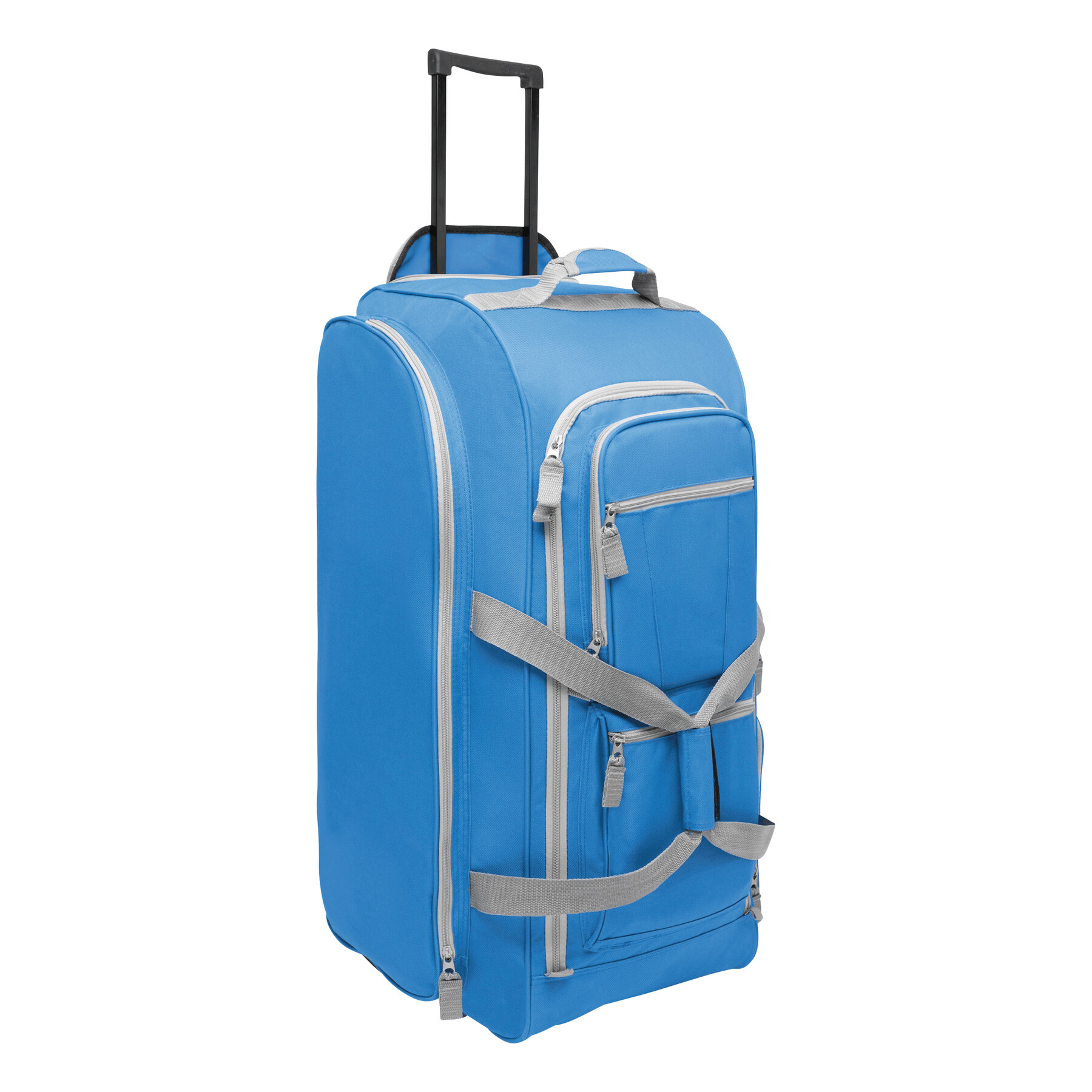 Trolley-Reisetasche 9P, blau, grau