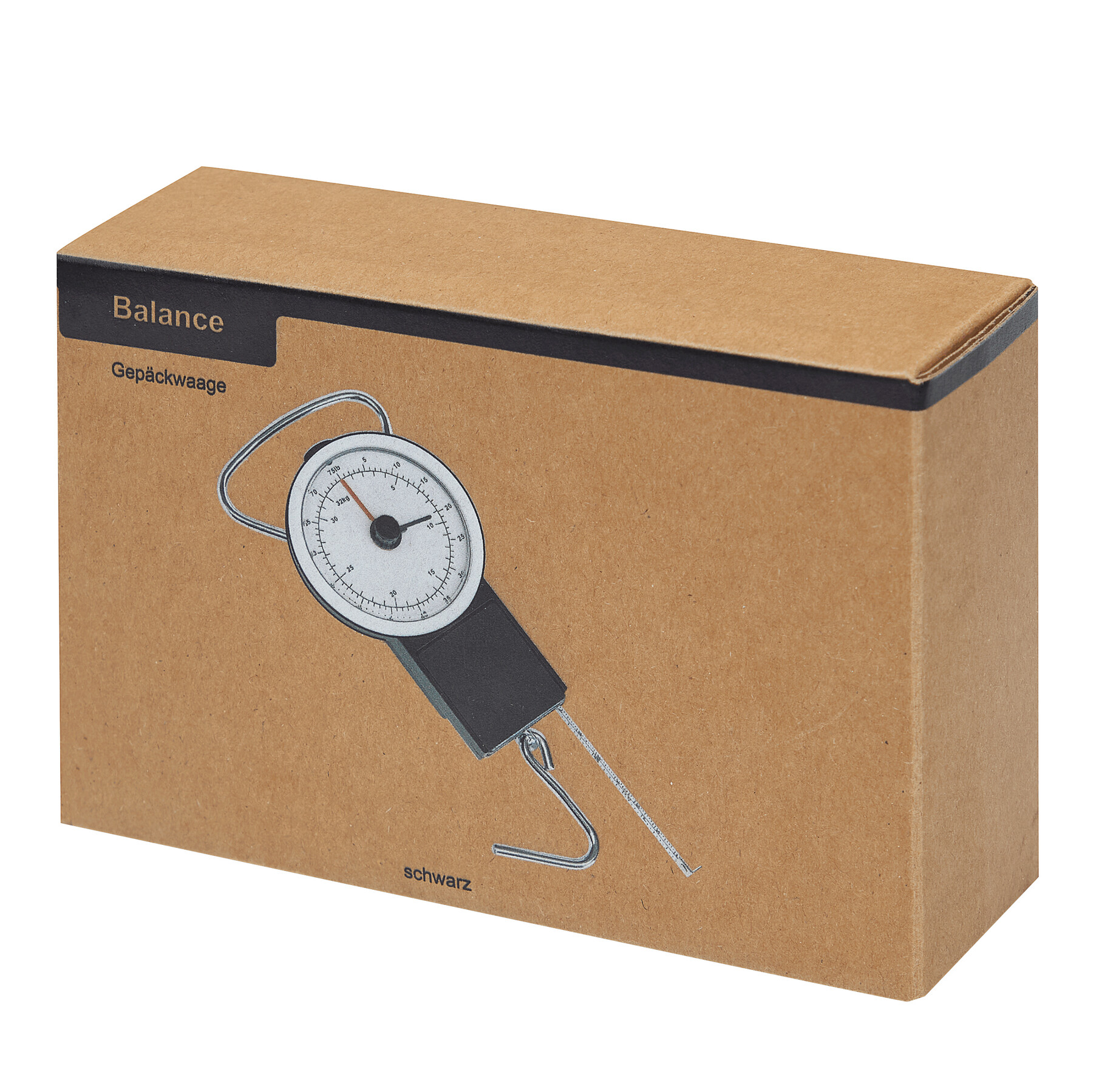 Gepäckwaage BALANCE, schwarz, weiß