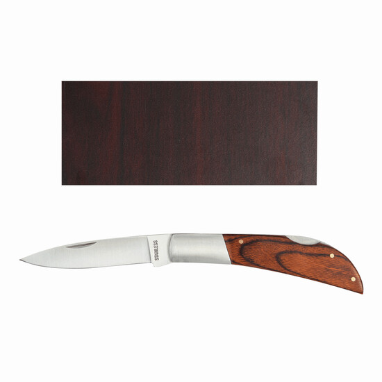 Klappmesser SURVIVOR, braun, silber