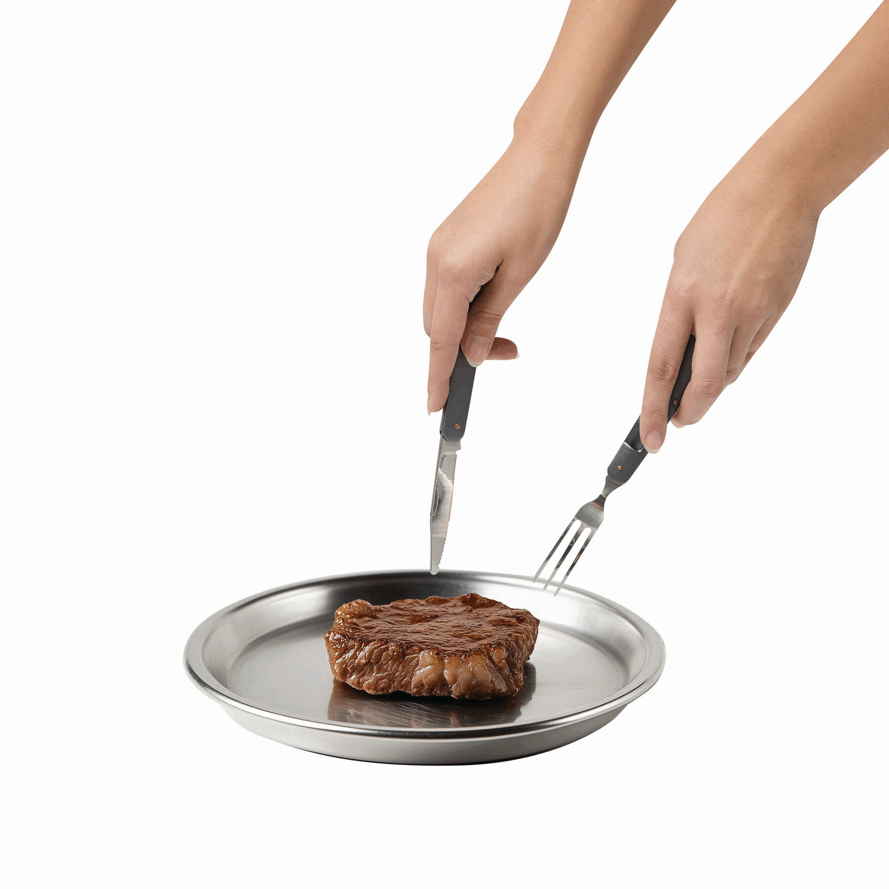 Outdoor-Besteck-Set CAMPING, grau