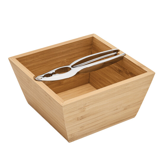 Nussknacker-Set CLICK, braun, silber