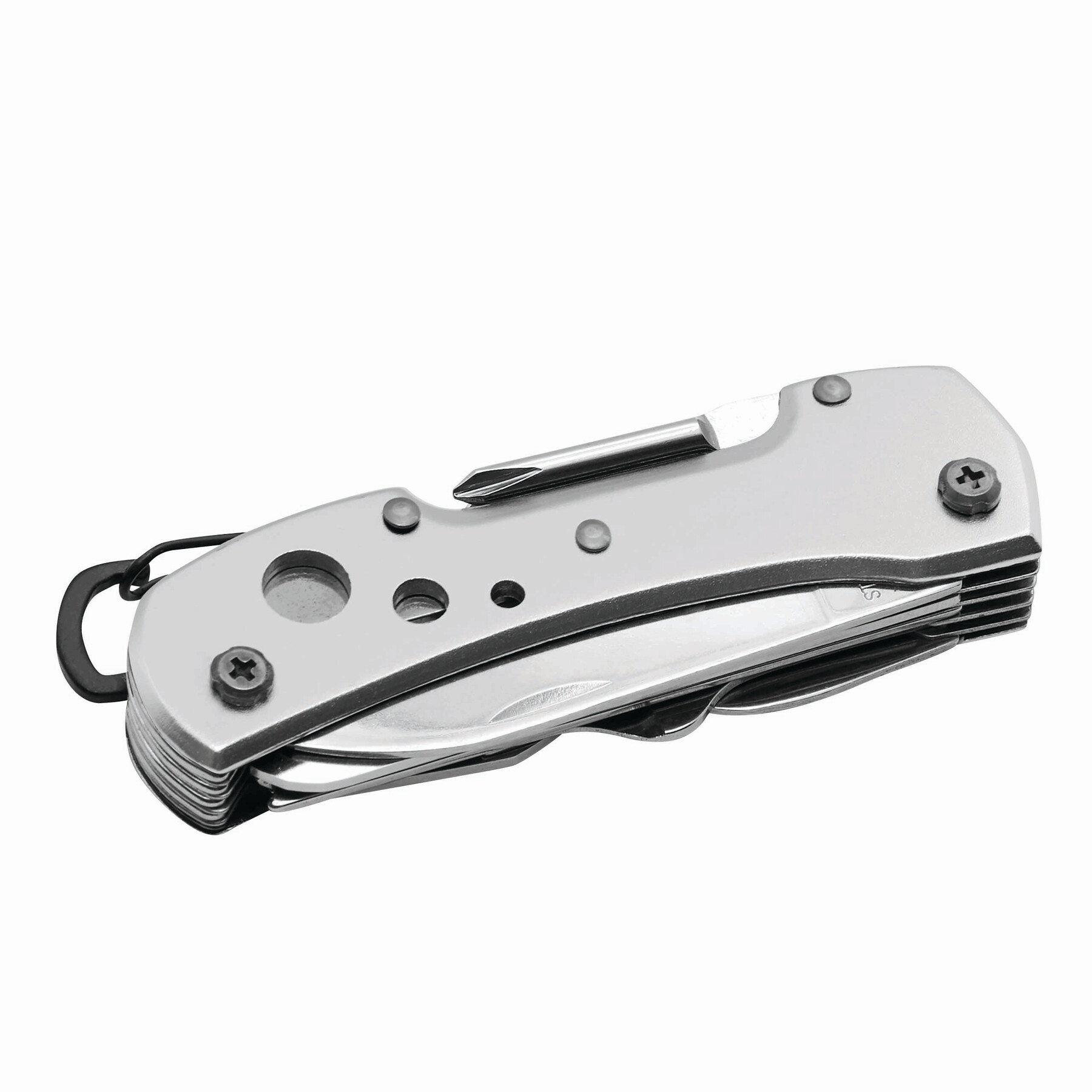 Taschenmesser STRONG HELPER, 12-teilig, silber