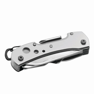 Taschenmesser STRONG HELPER, 12-teilig, silber