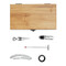 Weinset BAMBOO PLEASURE, braun, silber