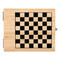 Weinset BAMBOO CHESS mit Schachspiel, braun