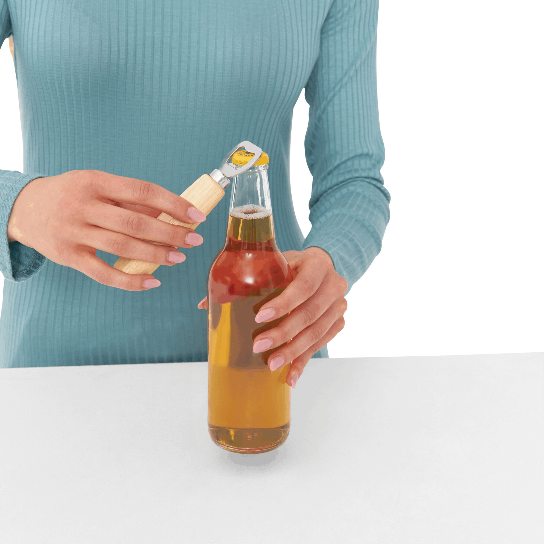 Flaschenöffner OPEN ECO, braun