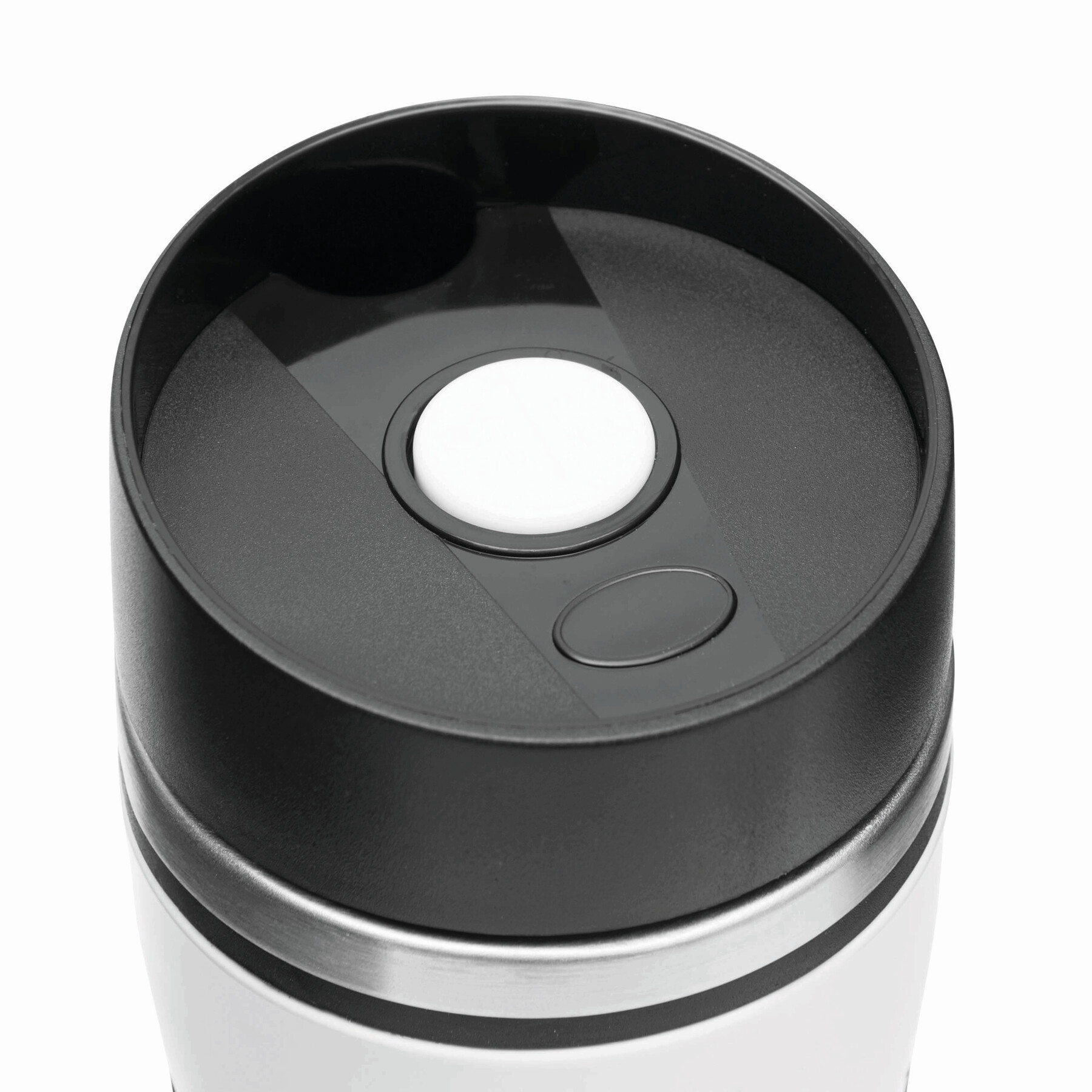 Isolierbecher ARABICA, schwarz, weiß