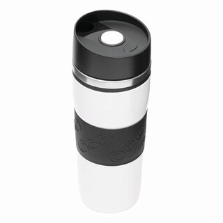 Isolierbecher ARABICA, schwarz, weiß