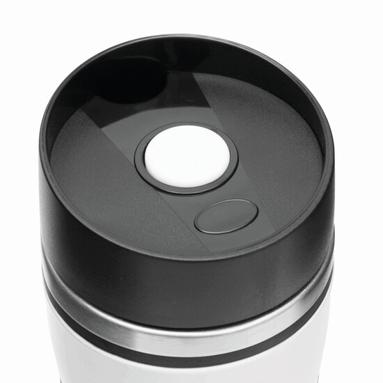 Isolierbecher ARABICA, schwarz, weiß