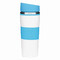 Isolierbecher ARABICA, hellblau, weiß