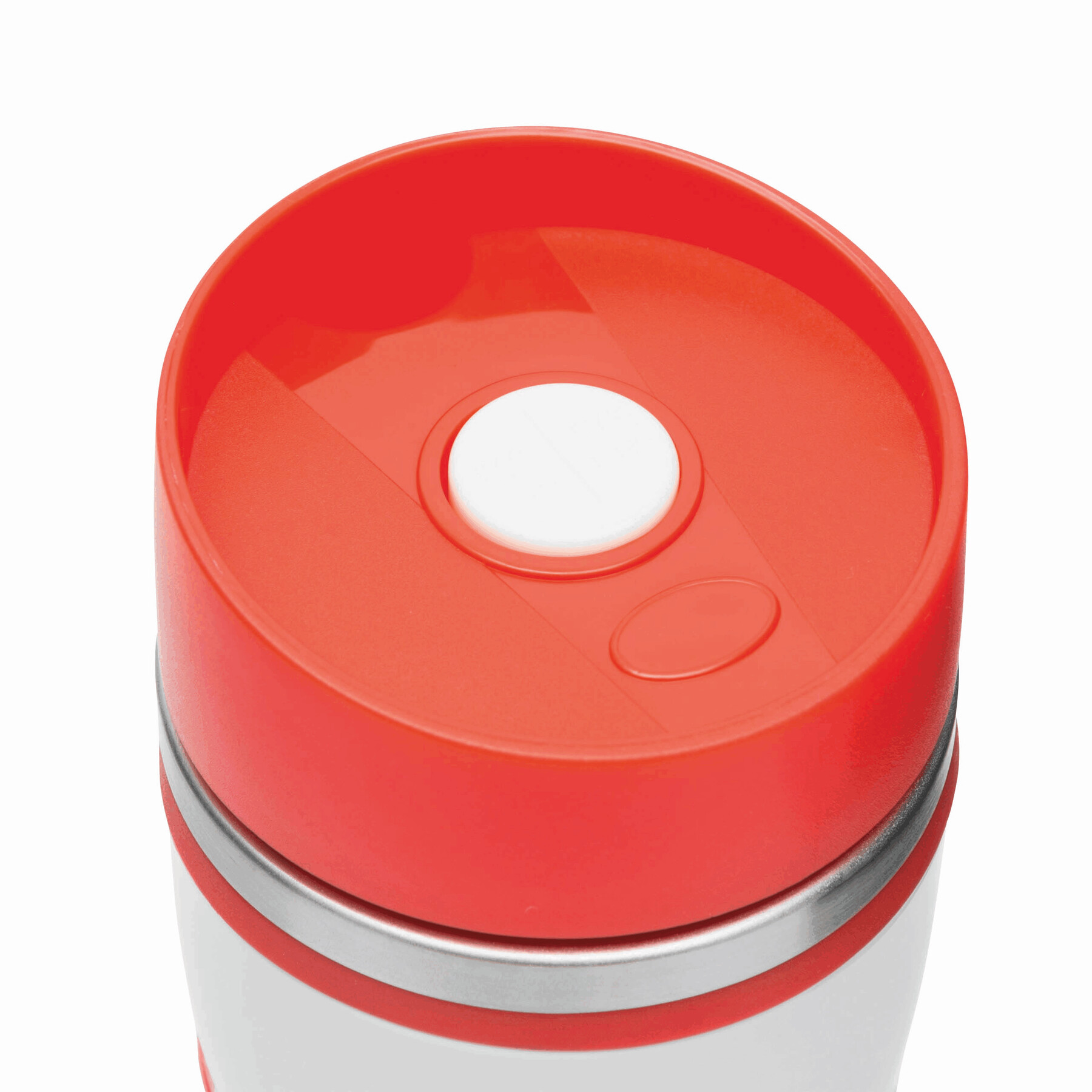 Isolierbecher ARABICA, rot, weiß