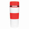 Isolierbecher ARABICA, rot, weiß